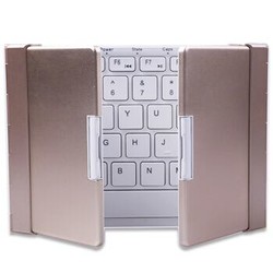 B.O.W HB099 无线蓝牙+USB有线三折键盘 白色