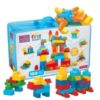 Mega Bloks 美高 CNM43 积木玩具 （150粒，大颗粒）+MEGA BLOKS 美高 CYR24 无限想象小块积木