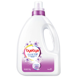 五羊百白（byebye）天然皂液3kg 柔顺洗衣液