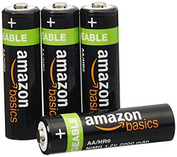 AmazonBasics 亚马逊倍思 AA 型(5号) 镍氢预充电 可充电电池 (4节,2000mAh)