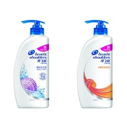 Head & Shoulders 海飞丝 去屑洗发露 海洋活力型 750ml + 护根防掉发型 750ml