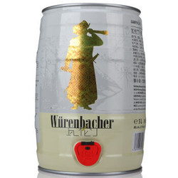 德国进口 Wurenbacher 瓦伦丁小麦啤酒 5L 桶