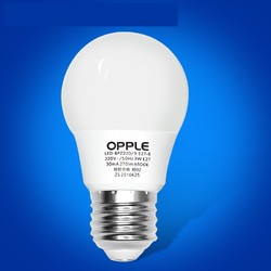欧普照明 LED灯泡 E27 黄光 2.5W *3件