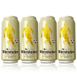 Würenbacher 瓦伦丁 小麦啤酒 500ml*4听