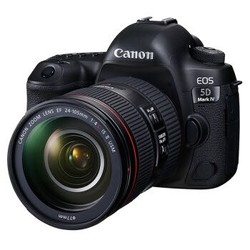 Canon 佳能 EOS 5D Mark IV 单反相机（EF 24-105mm f/4L IS II USM） 全画幅 3040万像素 61点对焦