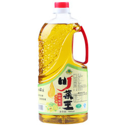 川菜王 非转基因 初榨纯香菜籽油0.9L *8件