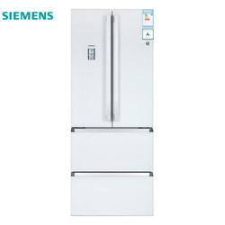 西门子（SIEMENS） KM40FS20TI 454升 变频混冷无霜 滤膜保湿零度保鲜 LCD液晶屏 多门冰箱（白色）
