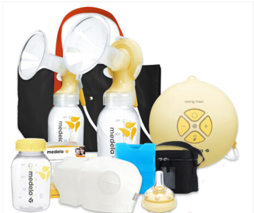 medela 美德乐 丝韵翼双边电动吸奶器 免手扶礼包套装