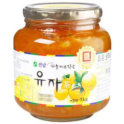 全南 蜂蜜柚子茶 1kg/瓶 韩国进口