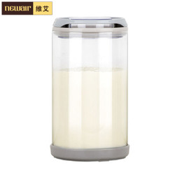 维艾（Newair） 玻璃密封罐奶粉罐厨房收纳茶叶储物罐1200ML