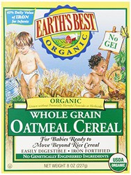 Earth's Best 地球最好 Organic Whole Grain有机高铁燕麦米