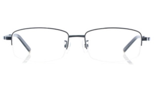 HAN  HN43012 纯钛光学眼镜架+依视路1.552 A+树脂镜片  
