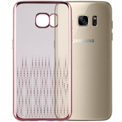 摩米士(MOMAX)三星 Galaxy S7 edge流金保护套 TPU电镀金属 适用于三星S7 edge 流星雨-玫瑰金