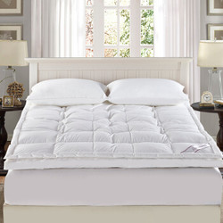 霞珍 全棉70%白鸭绒加厚保暖床褥 双人1.5米床