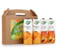 普瑞达（PRIMA）橙汁+桃汁混合装 1L*4瓶 整箱 塞浦路斯进口 果汁饮料 *5件