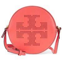 Tory Burch Perforated 女士真皮斜挎包