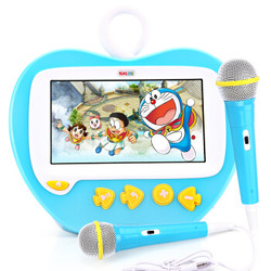 益米（Yimi）儿童故事机可充电下载 智能视频卡拉OK触屏早教机宝宝益智玩具 蓝色K6