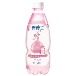 屈臣氏 新奇士白桃乳酸味桃汁汽水500mL/瓶