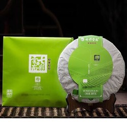 七彩云南 茶叶 普洱茶 普洱生茶 寿生饼 357g *3件