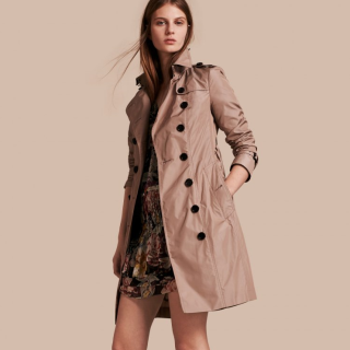 BURBERRY 博柏利 SANDRINGHAML45 40425491 女士修身风衣