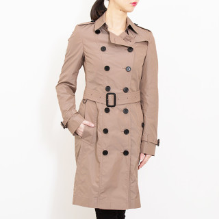 BURBERRY 博柏利 SANDRINGHAML45 40425491 女士修身风衣