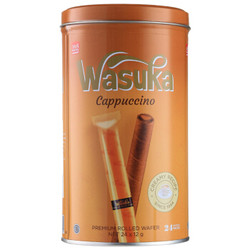 Wasuka 哇酥咔 卡布奇诺味爆浆威化卷 288g *10件