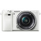 索尼（SONY）ILCE-6000L APS-C微单单镜套机 白色（2430万有效像素 16-50mm镜头 F3.5-5.6 a6000L/α6000）