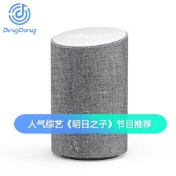 叮咚(DingDong) 2代智能音箱新旗舰 WIFI/蓝牙音响 家庭助手 语音控制中心 AUX输出 北欧灰