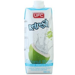 泰国进口 UFC UFC牌100%纯椰子水饮料500ml*12盒 整箱