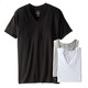 剁手星期一、中亚Prime会员：Calvin Klein 男士基础款 V领短袖T恤 打底衫 3件装