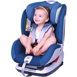 宝贝第一Babyfirst 宝宝汽车儿童安全座椅isofix接口 太空城堡（深海蓝）适合0-25KG（0-6岁）