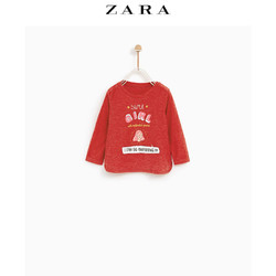 ZARA  女婴幼童 玩偶图案 T 恤 03335338600