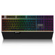 Rapoo 雷柏 V720 RGB 全彩背光 电竞机械键盘 黑色 黑轴