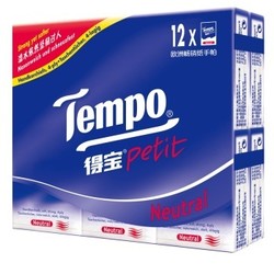 Tempo 得宝 手帕纸 迷你4层加厚7张*12包