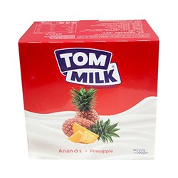 TOM 汤姆 菠萝味风味发酵乳 125g*4(德国进口)