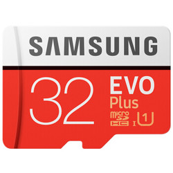 SAMSUNG 三星 EVO+ 32GB TF存储卡（读速95MB/s） 