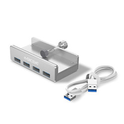 QIC MAC夹扣式USB3.0分线器