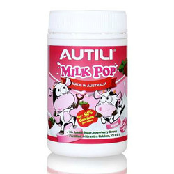 Autili 澳特力 高钙牛奶咀嚼片 草莓味 180片 