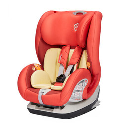 宝贝第一（Babyfirst）安全座椅9月-12岁 铠甲舰队尊享版ISOFIX3C认证 熔岩红