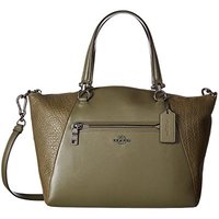 COACH 蔻驰 Pebbled Prairie Satchel 女款单肩包