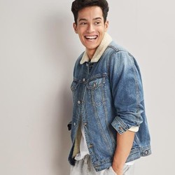 OLD NAVY 854256 男士加绒牛仔外套