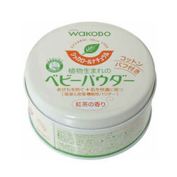 Wakodo 和光堂 天然绿茶 爽身粉 120g