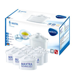 BRITA 碧然德 Maxtra 双效滤芯 6枚装 白色 *2件