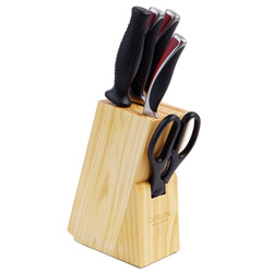 德世朗 （DESLON）德世朗悦动六件套（红色）厨房刀具套装组合 YD-TZ002-6A