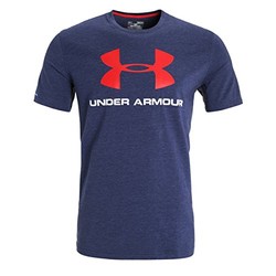 Under Armour 男式 UA运动风Logo 图案印花T恤