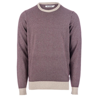 BEN SHERMAN Micro Gingham 男士圆领针织衫