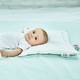  FOSSFLAKES 婴儿枕 进口婴儿宝宝定型枕新生儿枕头防偏头矫正优质婴儿枕头 40*45cm　