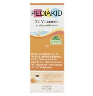 PEDIAKID 佩迪克 儿童22种维生素和微量元素有机天然糖浆水果味 125ml