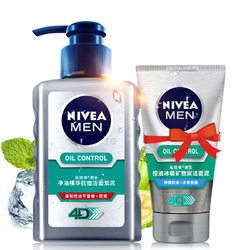 Nivea 妮维雅 男士控油洁面 150ml 送洁面50g