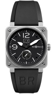 BELL & ROSS 柏莱士 Grande系列 BR0390-BL-ST 男士机械腕表